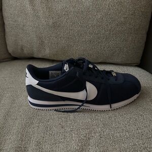 Nike Cortez Dark Blue and White Classic Sneakers